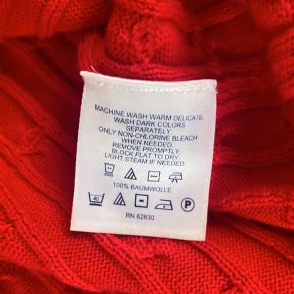 Lands' End Cable Knit Turtleneck • L - Picture 3 of 7